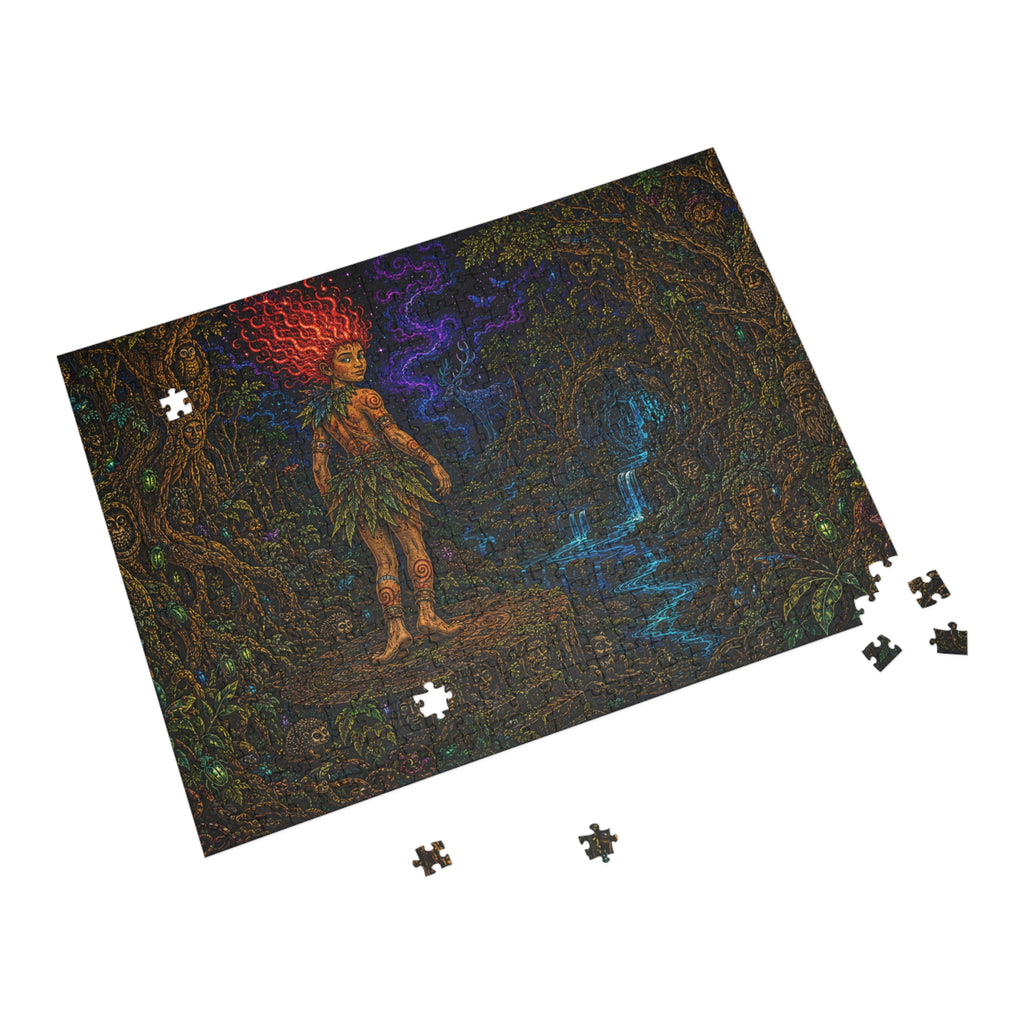 Mystic Forest Fairy Puzzle — Fantasy Art Jigsaw (96/252/500/1000 pcs)