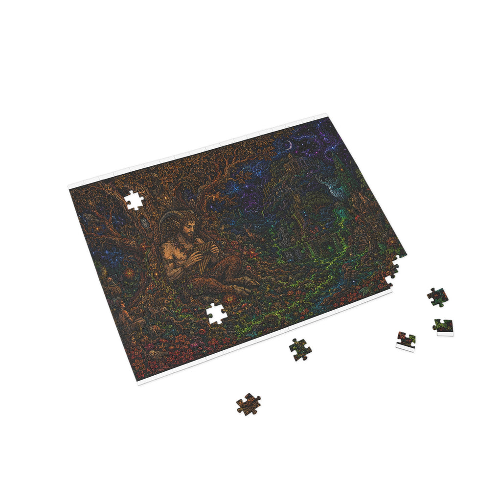 Mystical Forest Jigsaw Puzzle — Dreamy Tree Spirit Nightscape (96–1000 pc)