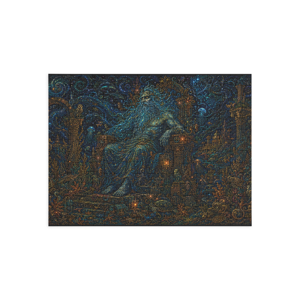 Mystic Sea God Jigsaw Puzzle — Mythic Ocean Fantasy Puzzle (96/252/500/1000 pcs)
