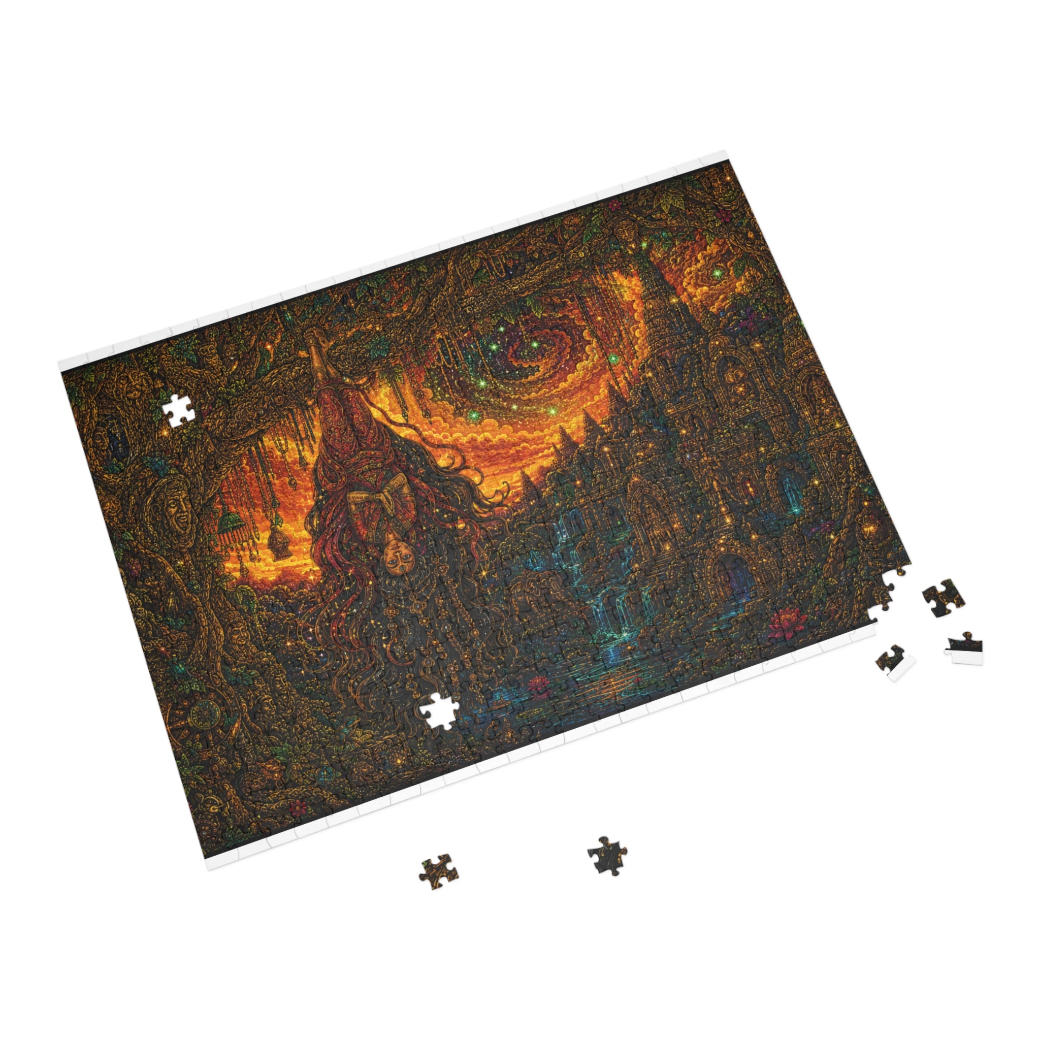 Mystic Forest Puzzle — Fantasy Landscape Jigsaw (96/252/500/1000 pcs)