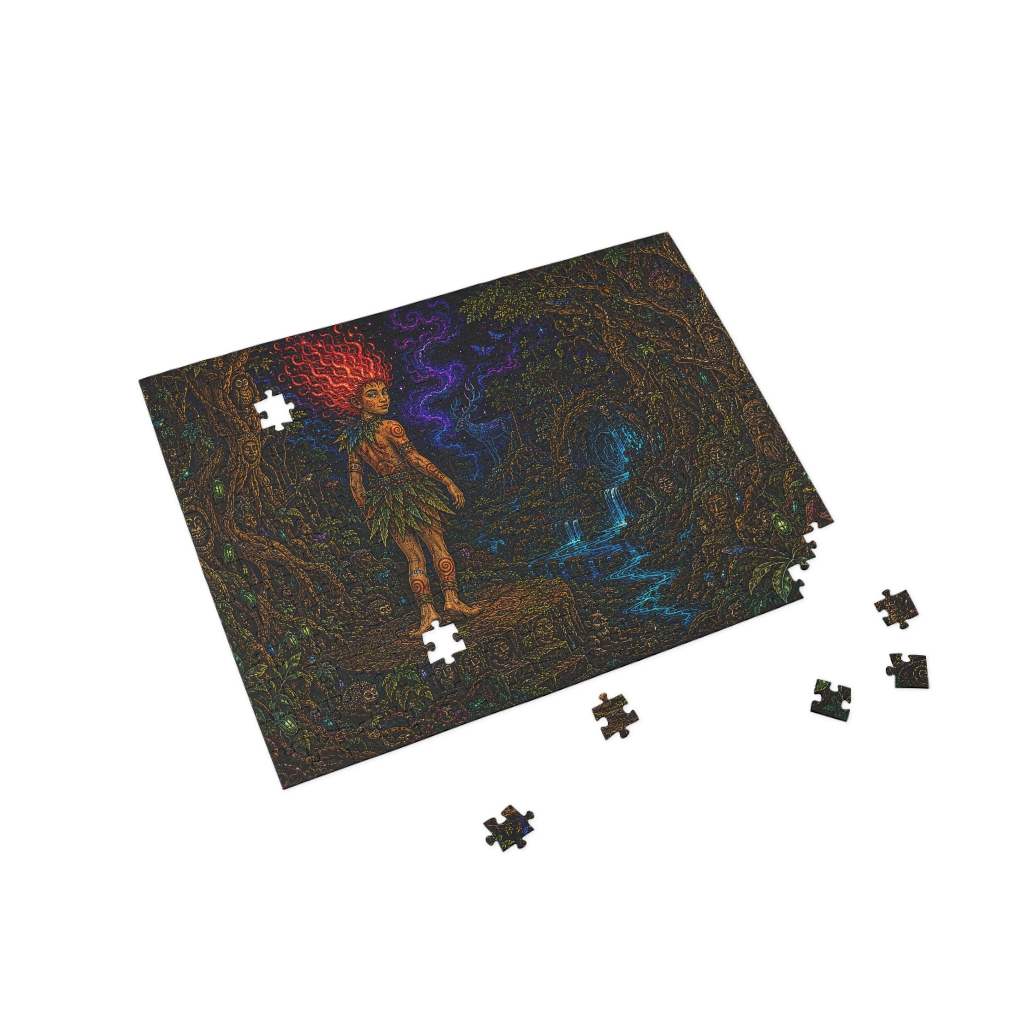 Mystic Forest Fairy Puzzle — Fantasy Art Jigsaw (96/252/500/1000 pcs)