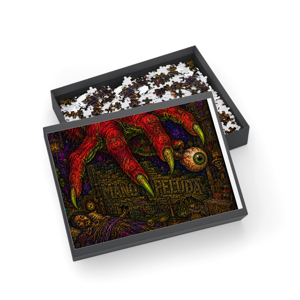 Horror Claw Eye Jigsaw Puzzle — Spooky Gothic 252/500/1000-Piece