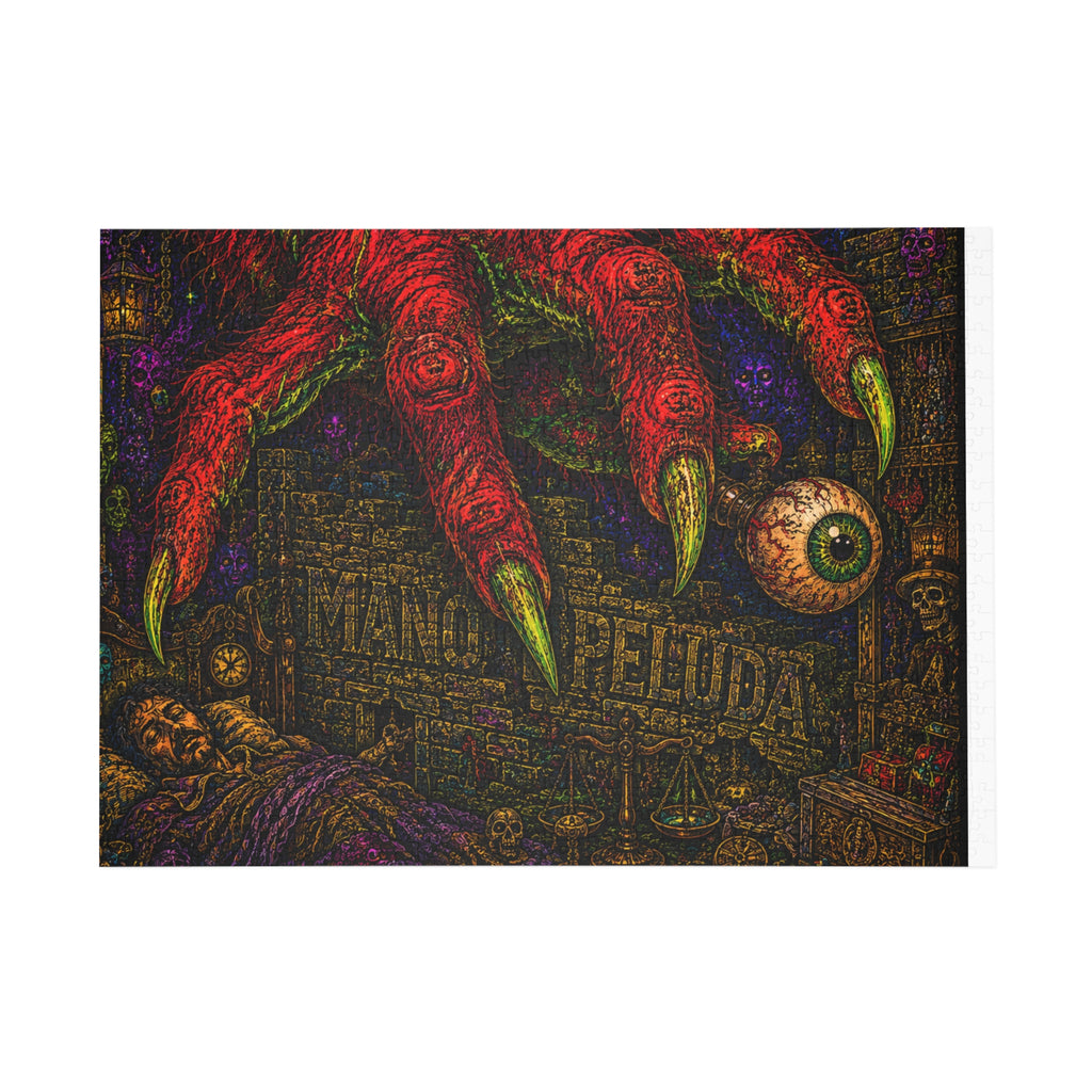 Horror Claw Eye Jigsaw Puzzle — Spooky Gothic 252/500/1000-Piece