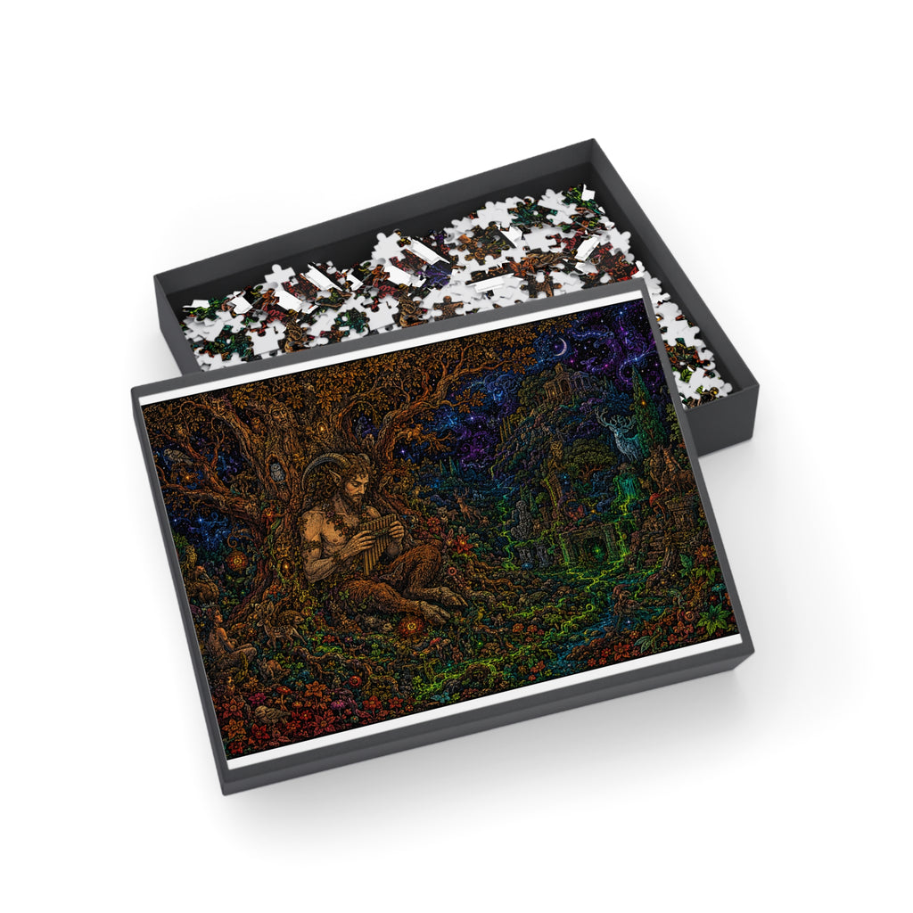 Mystical Forest Jigsaw Puzzle — Dreamy Tree Spirit Nightscape (96–1000 pc)