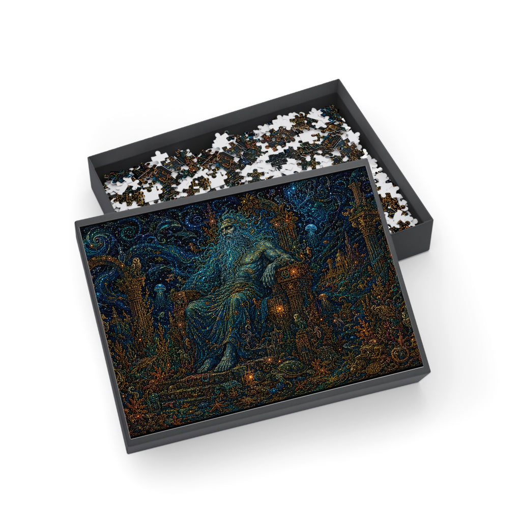Mystic Sea God Jigsaw Puzzle — Mythic Ocean Fantasy Puzzle (96/252/500/1000 pcs)
