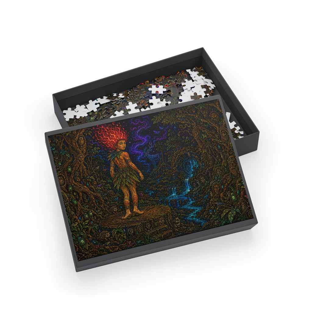 Mystic Forest Fairy Puzzle — Fantasy Art Jigsaw (96/252/500/1000 pcs)