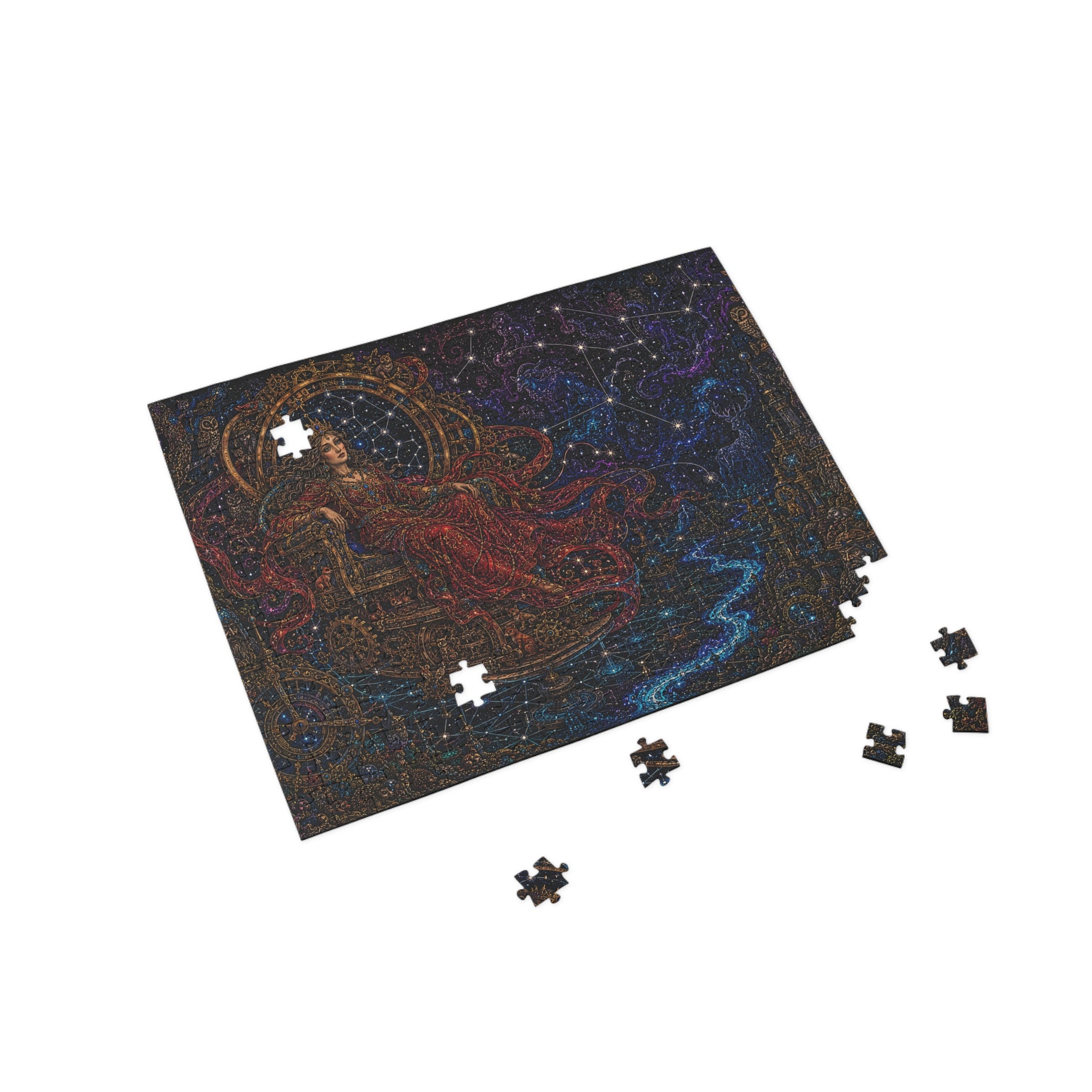 Cosmic Queen Jigsaw Puzzle — Fantasy Art 96/252/500/1000 Piece