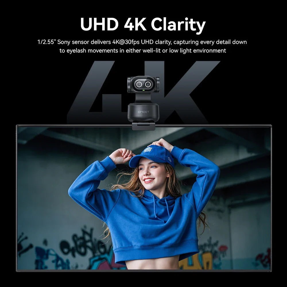 4K Smart Tracking Webcam