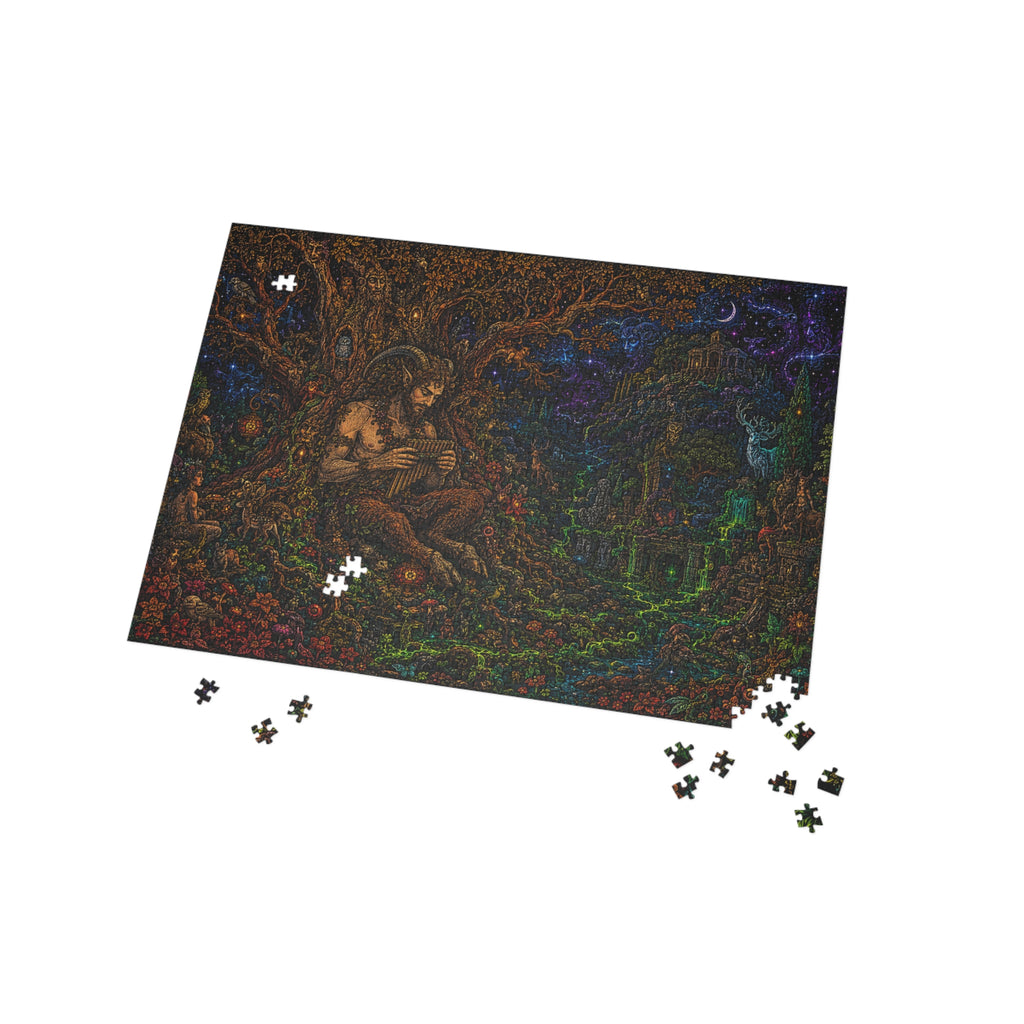 Mystical Forest Jigsaw Puzzle — Dreamy Tree Spirit Nightscape (96–1000 pc)