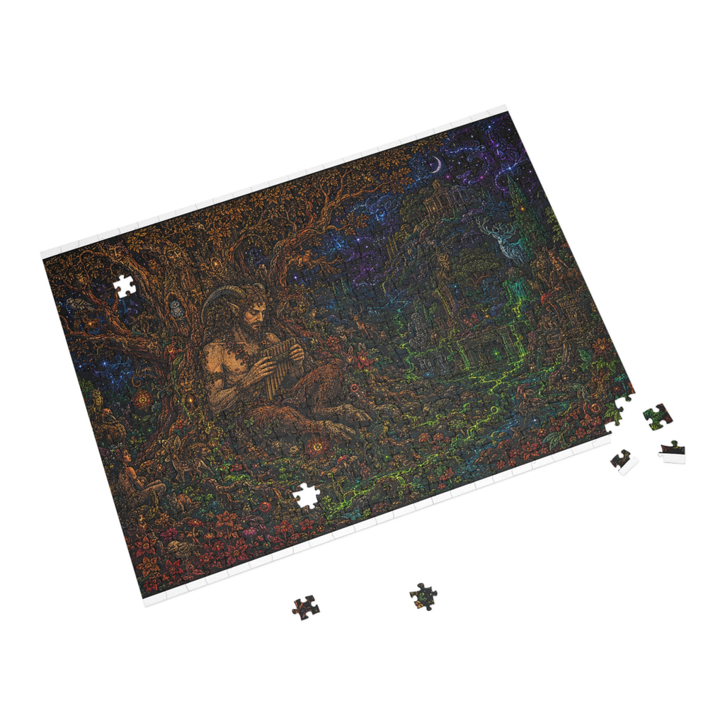 Mystical Forest Jigsaw Puzzle — Dreamy Tree Spirit Nightscape (96–1000 pc)