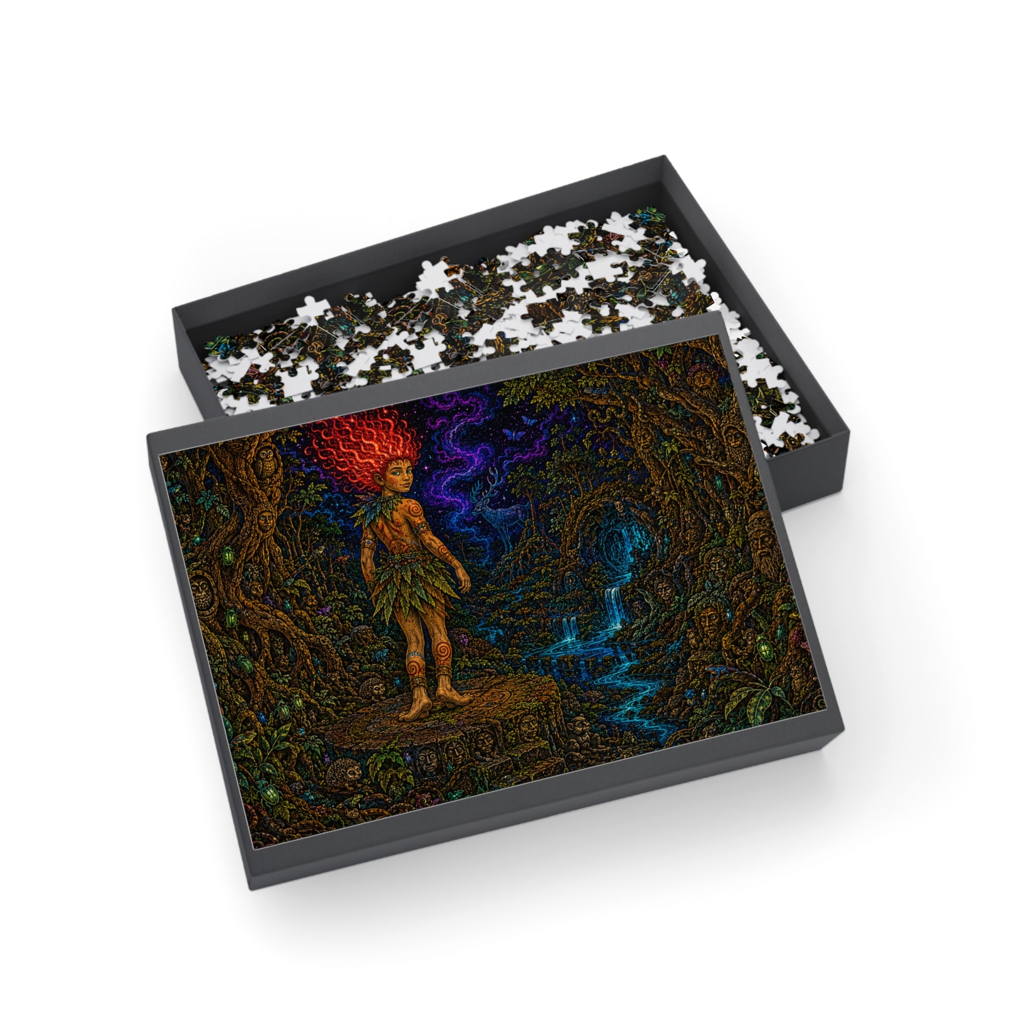 Mystic Forest Fairy Puzzle — Fantasy Art Jigsaw (96/252/500/1000 pcs)