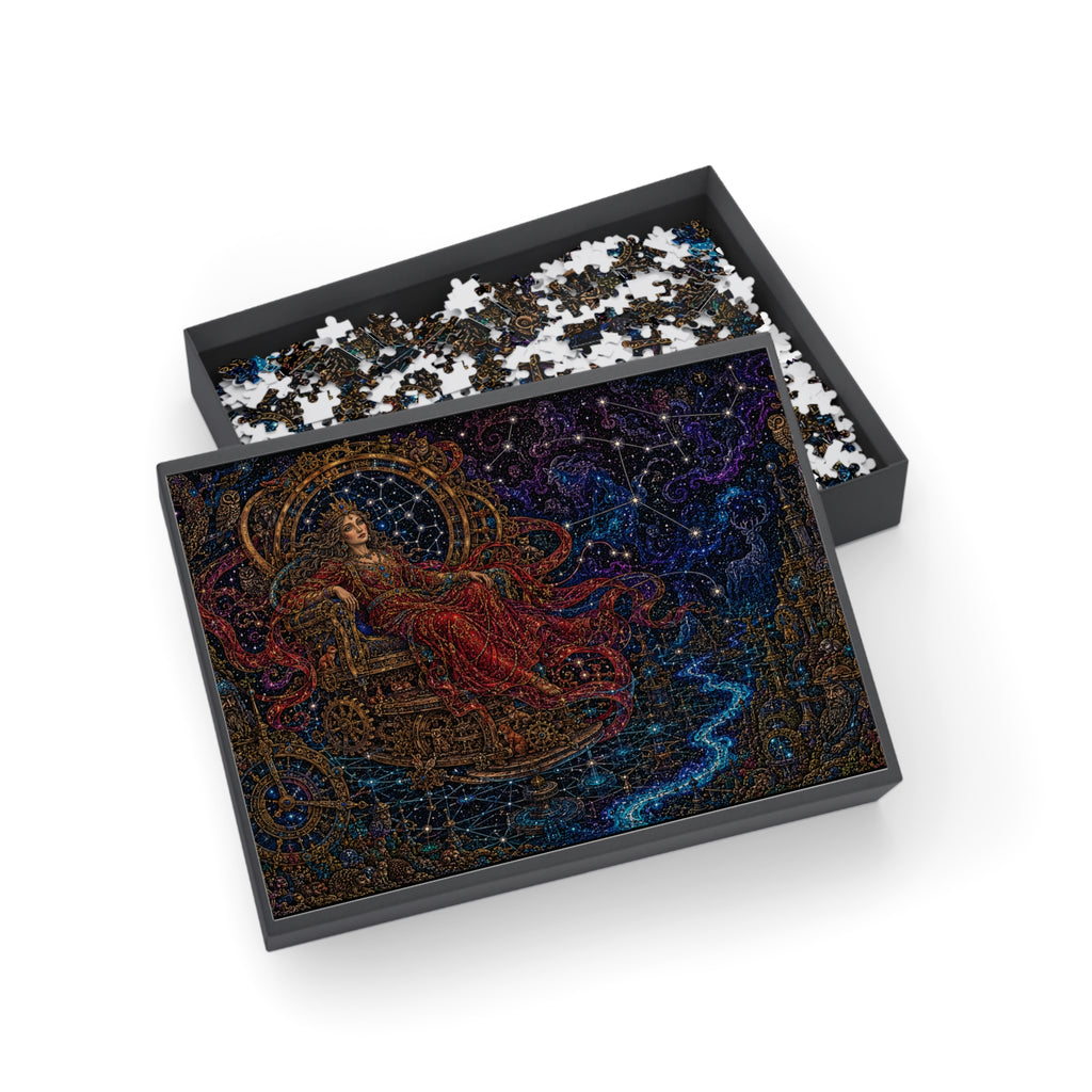 Cosmic Queen Jigsaw Puzzle — Fantasy Art 96/252/500/1000 Piece