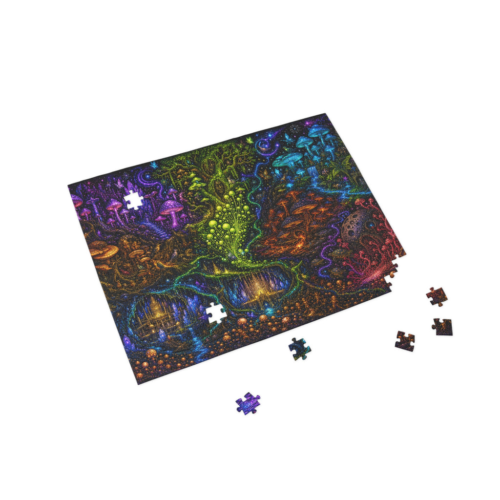 Colorful Abstract Galaxy Jigsaw Puzzle — 96/252/500/1000-Piece Brain Teaser
