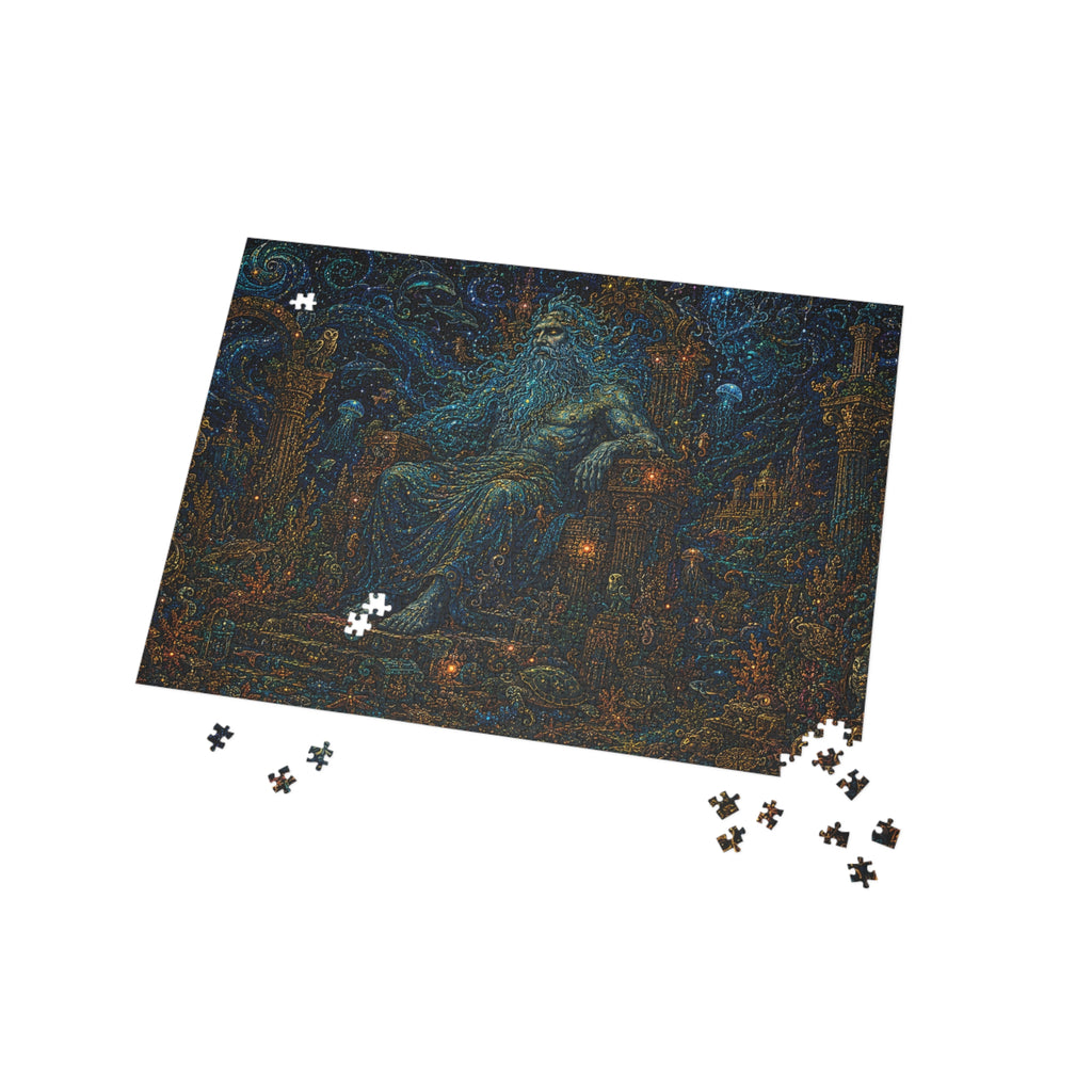 Mystic Sea God Jigsaw Puzzle — Mythic Ocean Fantasy Puzzle (96/252/500/1000 pcs)