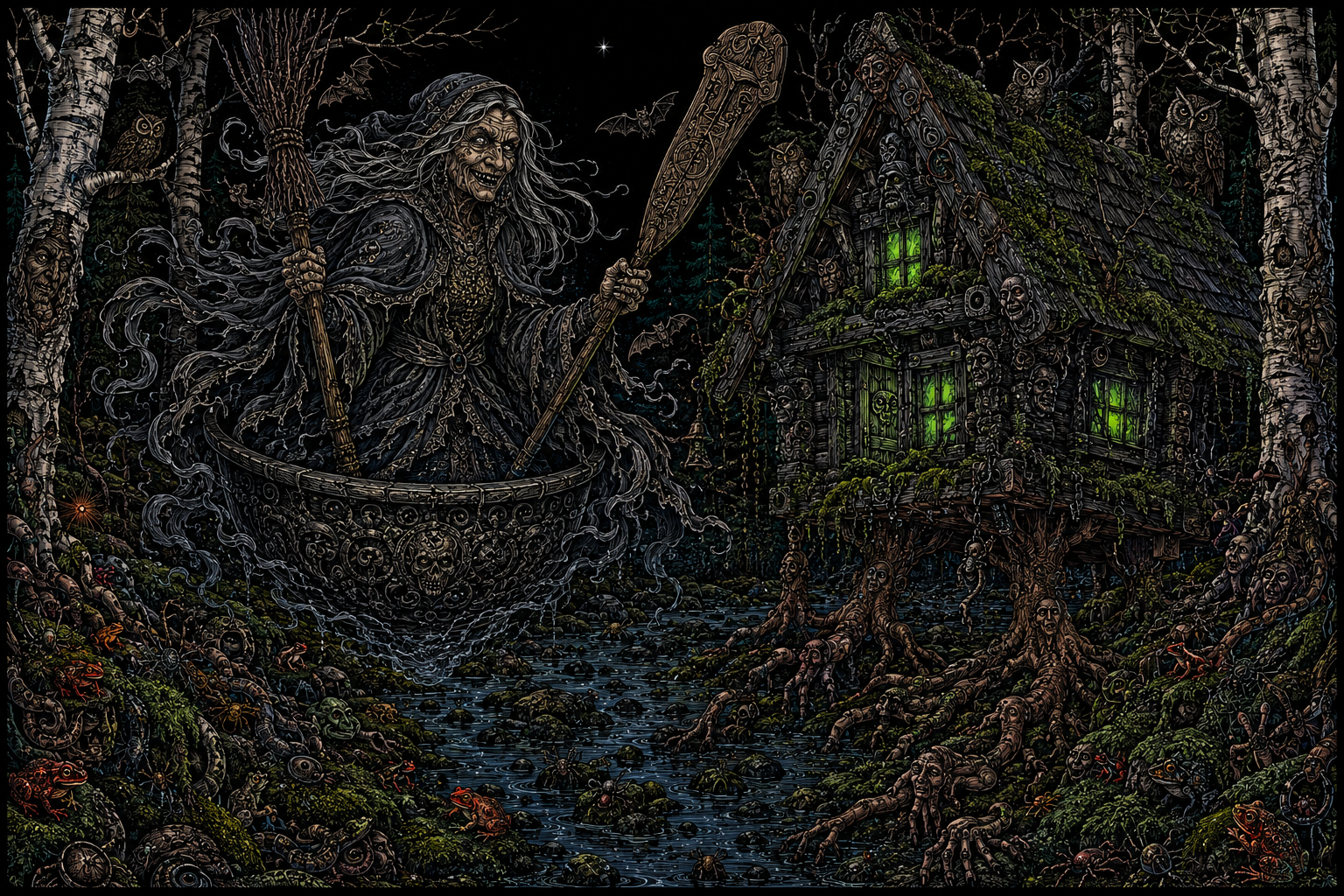 Baba Yaga — The Iron Mortar Witch | Spirits & Folklore Series