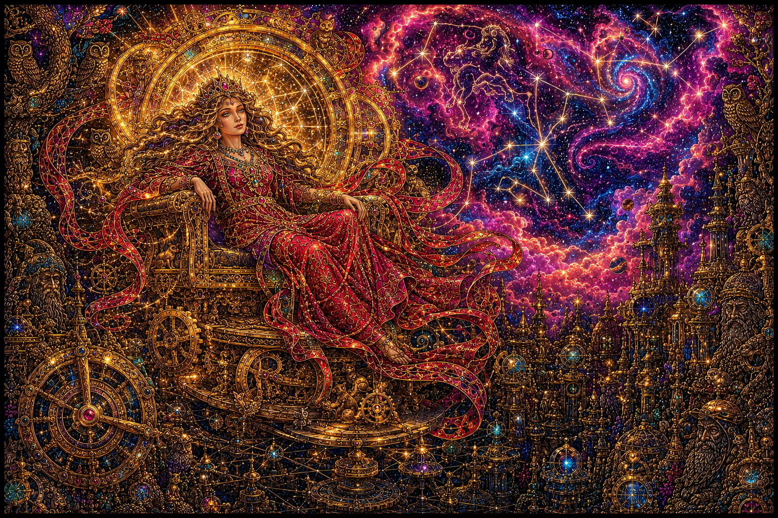 Cassiopeia — The Enthroned Queen of Stars | Celestial Series