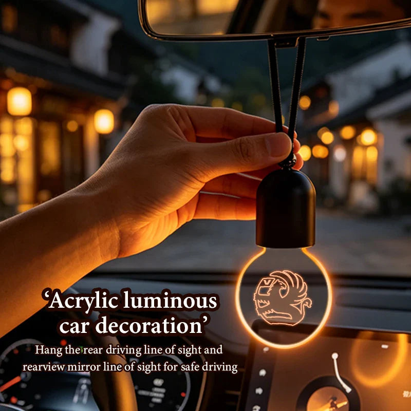 Retro LED Car Mirror Light