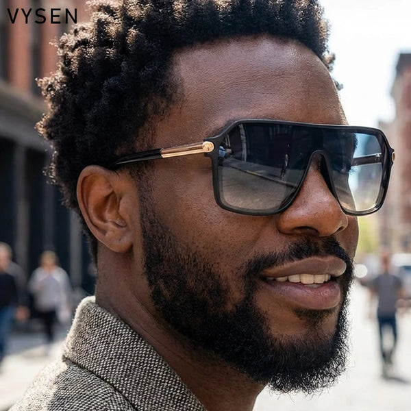 Vintage Steampunk Shield Sunglasses