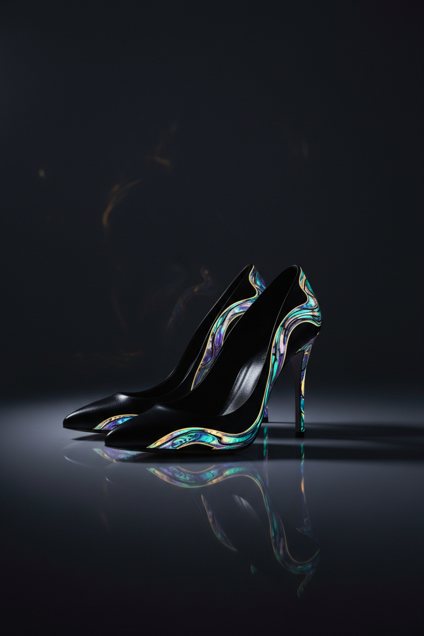 Aegis Luxe Heels Iridescent