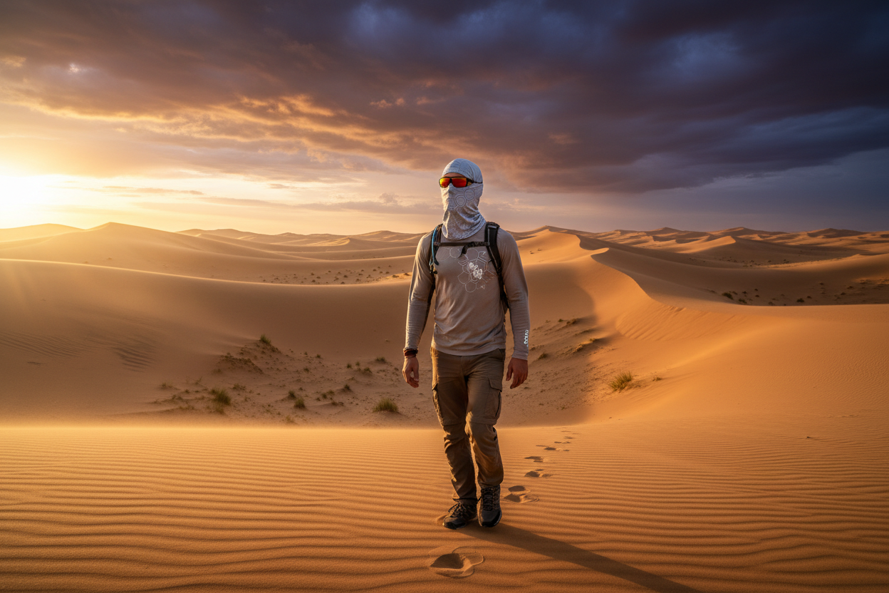 UPF 50+ Summer Cooling Balaclava — Full Head & Neck Sun Protection