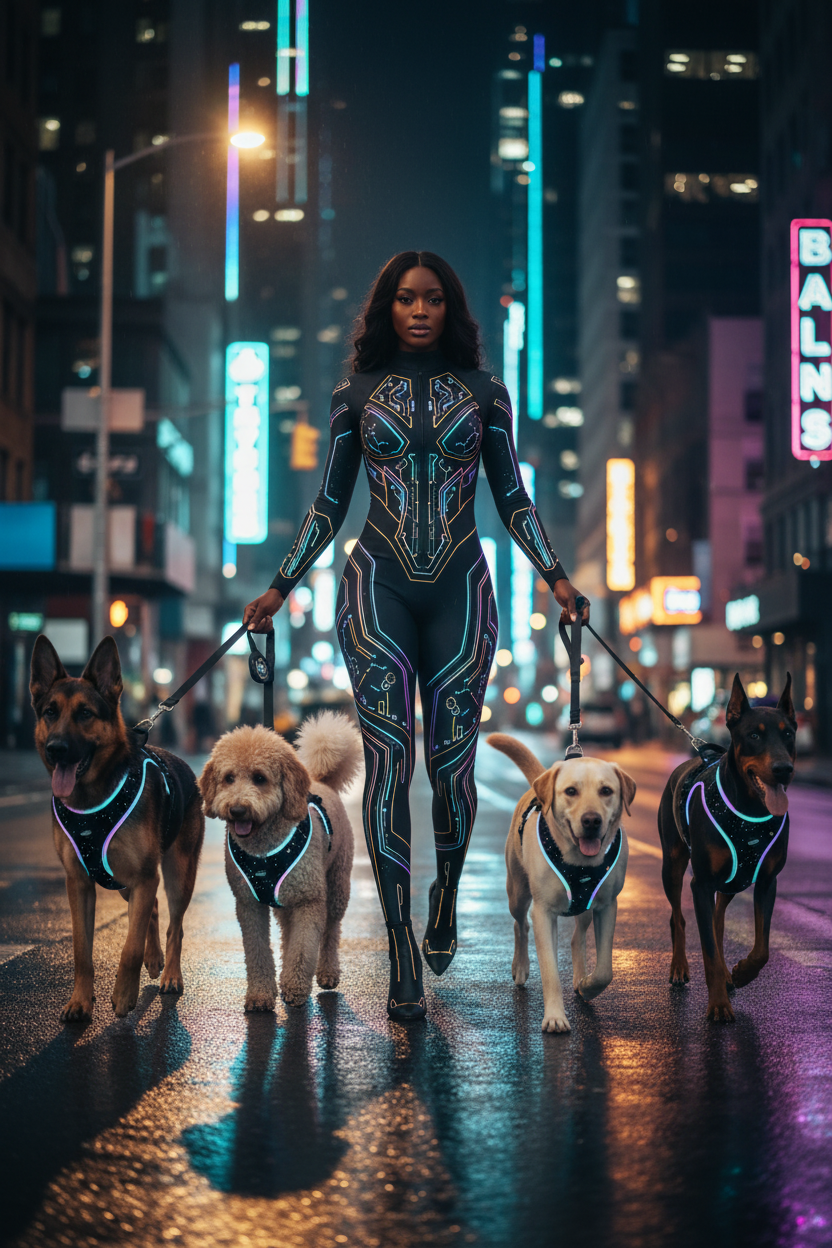Canine Guardian Harness — Dog Walker Sleeper Suit