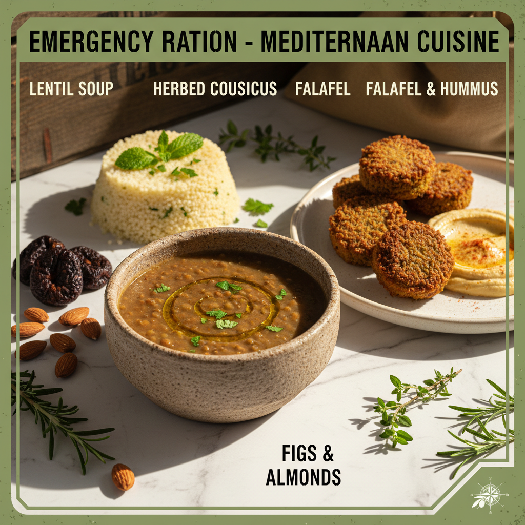 Mediterranean 72-Hour Survival Food Kit