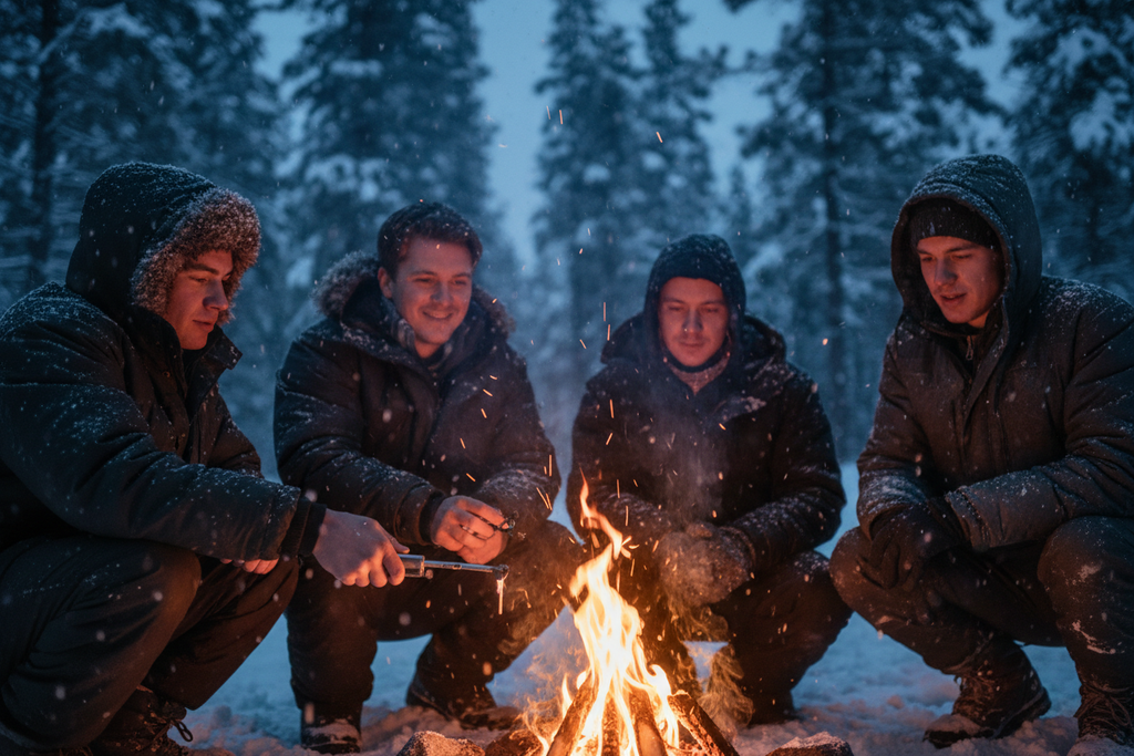 Heavy Duty Survival Fire Starter Kit — Waterproof, Easy-Grip, All-Weather