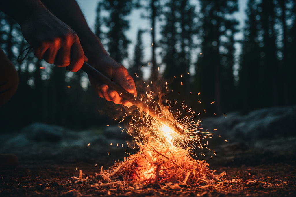 Heavy Duty Survival Fire Starter Kit — Waterproof, Easy-Grip, All-Weather