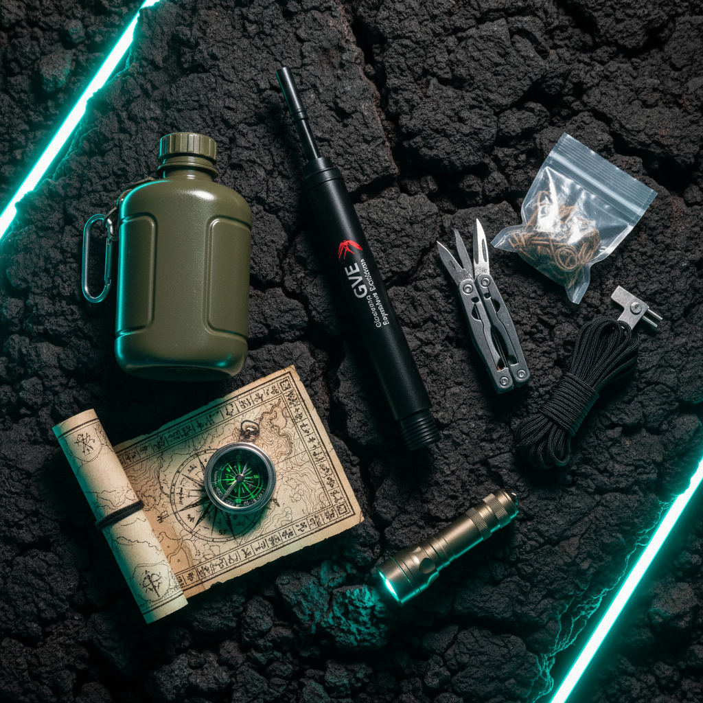 Survival Water Filtration Straw — Filters Up to 100,000 Gallons