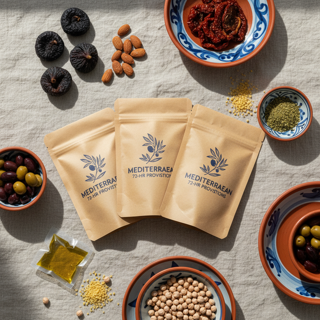 Mediterranean 72-Hour Survival Food Kit