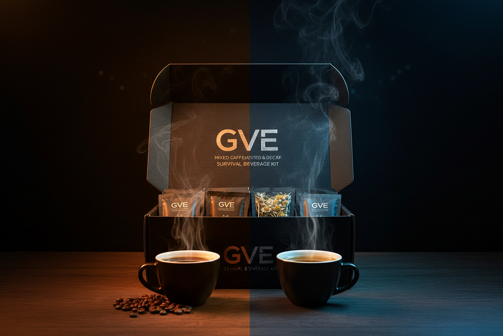 Mixed Caffeinated & Decaf 72-Hour Survival Beverage Kit