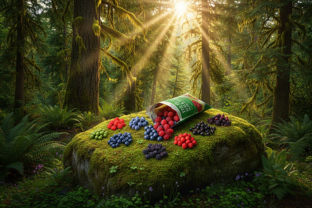 Pacific Northwest Wild Berry & Fruit 72-Hour Survival Food Kit