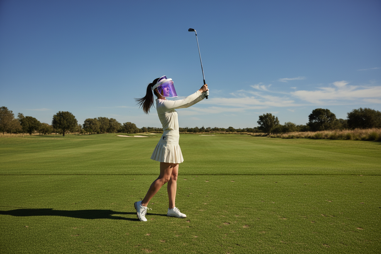 Full Face Sun Shield Visor — Flip-Up UV400 Polycarbonate Lens